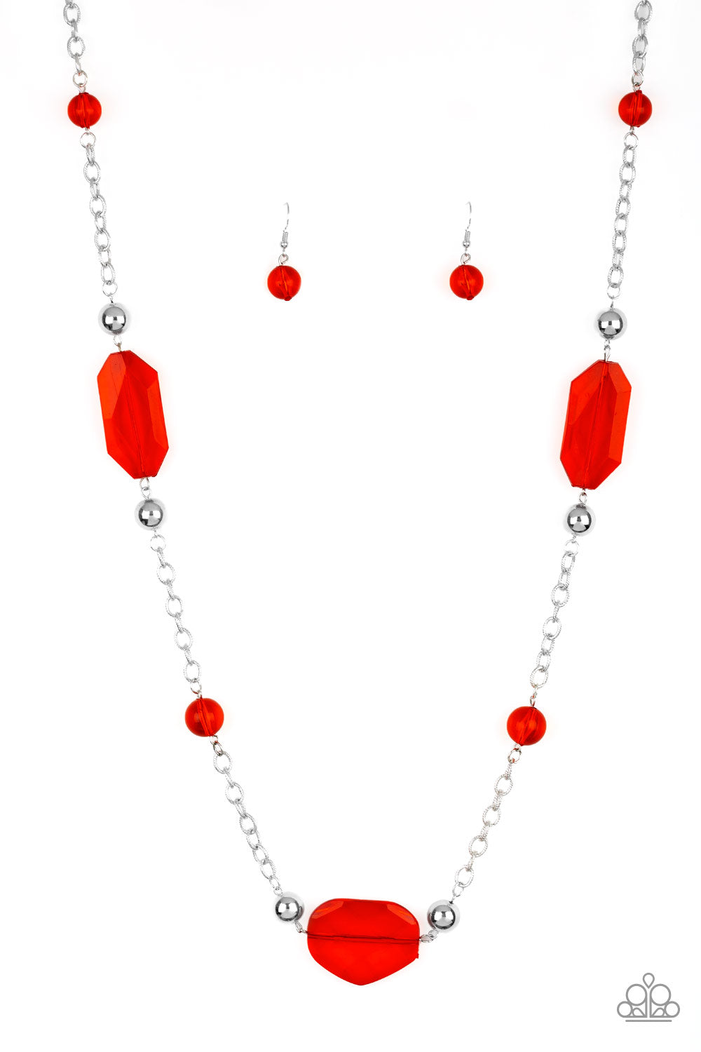Crystal Charm - Red